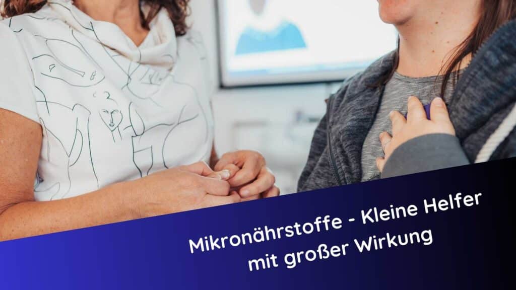 Thumbnail für einen Artikel im Reflexopedia: Zwei Frauen, die einen Mikronährstofftest durchführen. Gesicht ist nicht zu sehen